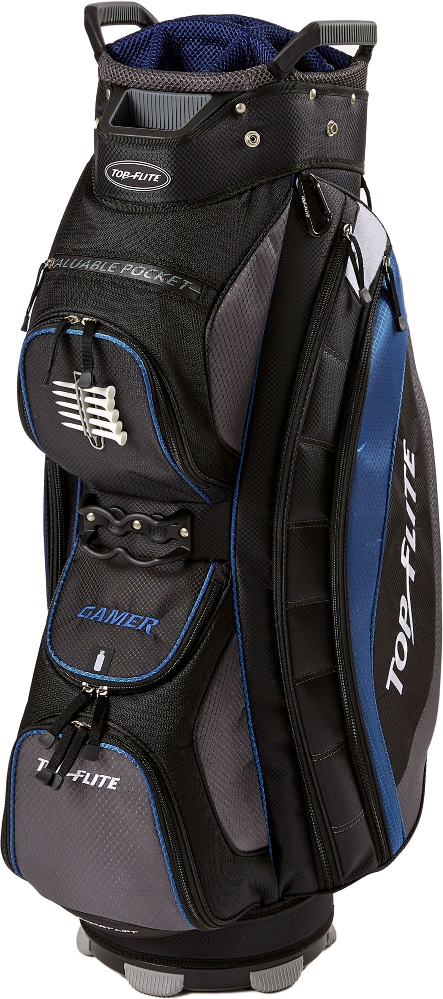 Used Top Flite 2017 Gamer Cart Bag Black/Blue/Grey1