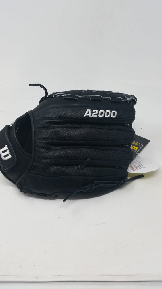 New Wilson A2000 V125 Superskin 12.5" Fastpitch Softball Glove Black LHT