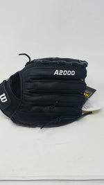New Wilson A2000 V125 Superskin 12.5" Fastpitch Softball Glove Black LHT