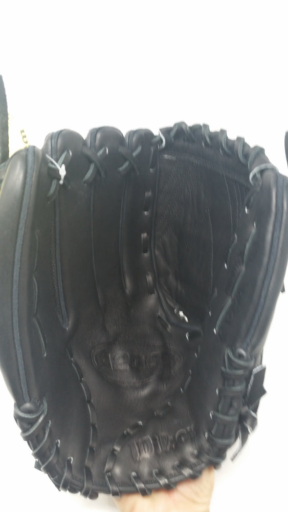 New Wilson A2000 V125 Superskin 12.5" Fastpitch Softball Glove Black LHT