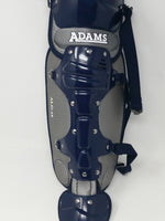 New Adams Young Adult ALG-15, 15 Inch Catcher's Leg Guard  Age 12-16 Navy/Gray
