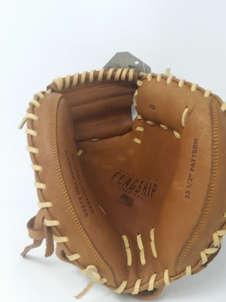 New Easton Flagship Series FS2 RHT Baseball Catcher's Mitt 33.5" Brown