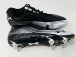 New Under Armour Nitro II Low D Molded Football Cleats Men Size 9.5 Navy/White