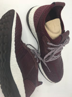 New Adidas Pureboost ZG M Maroon/White Men 8 Running Shoe (see details)