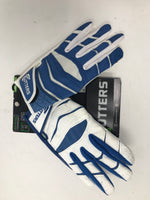 New Cutters X40 C-TACK Revolution Yin Yang Football Gloves Medium Blue/White