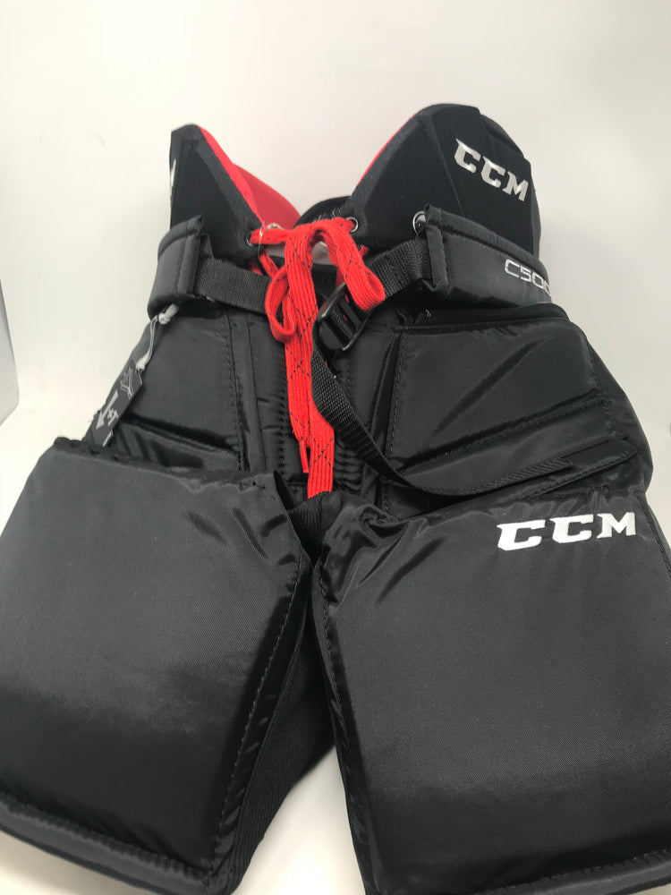 New CCM HPG500 C500 High Waist Design Goalie Pants Junior Medium Black