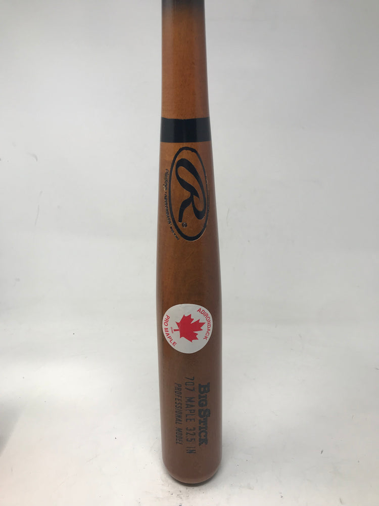 New Other Rawlings 707 Adirondack Big Stick 32.5" Wood Bat Natural Black