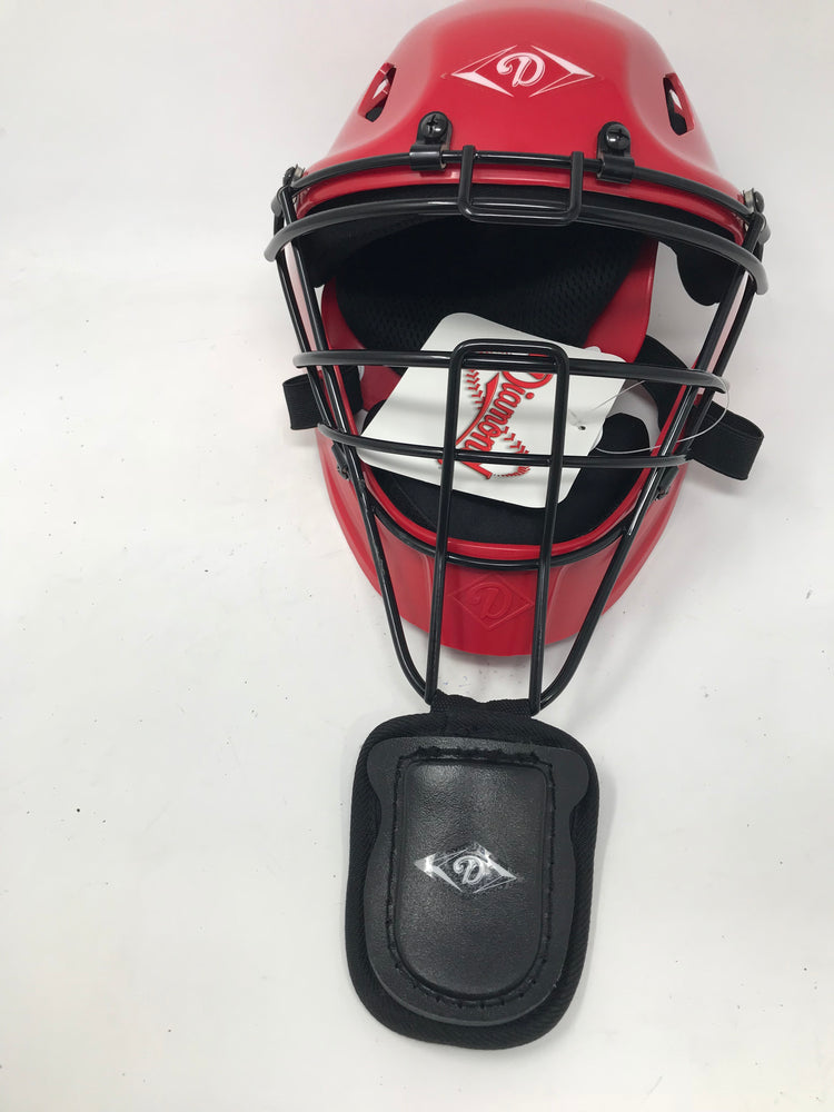 New Diamond Edge Core Catcher's Helmet DCH-EDGE CX  Red/Black Small