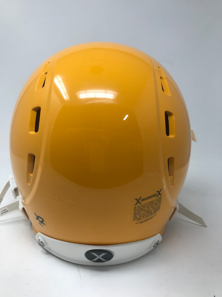 New Xenith X2 Football Helmet Adult Small Yellow/White Chin Strap, No FaceMask