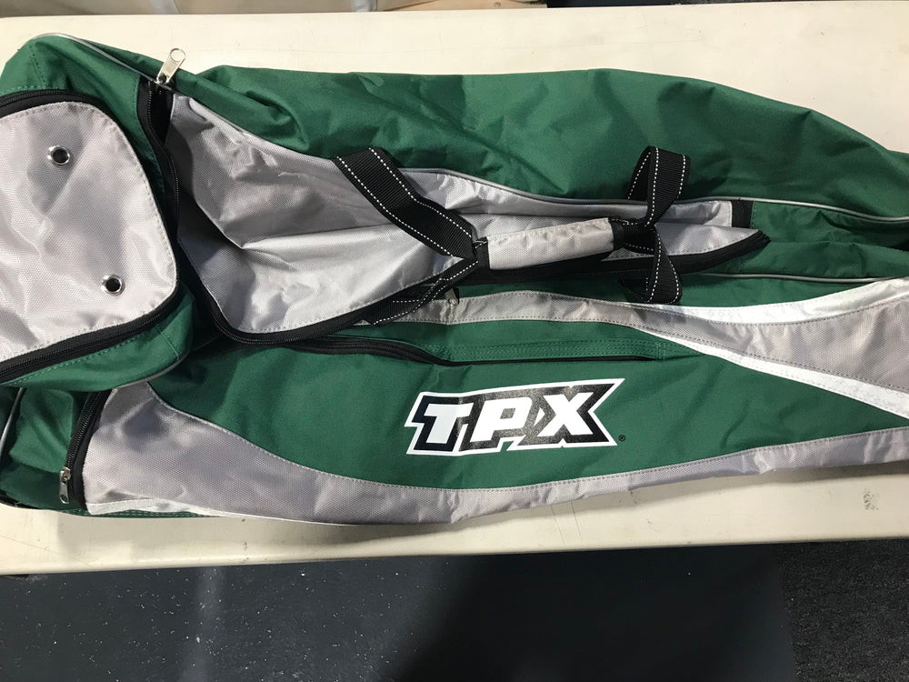 New Louisville Slugger Wheeled Player Bag Equipment Bag Baseball Green/Silver
