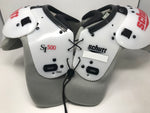 New Schutt SI 500 Youth Football Shoulder Pads XX-Large White/Black/Red