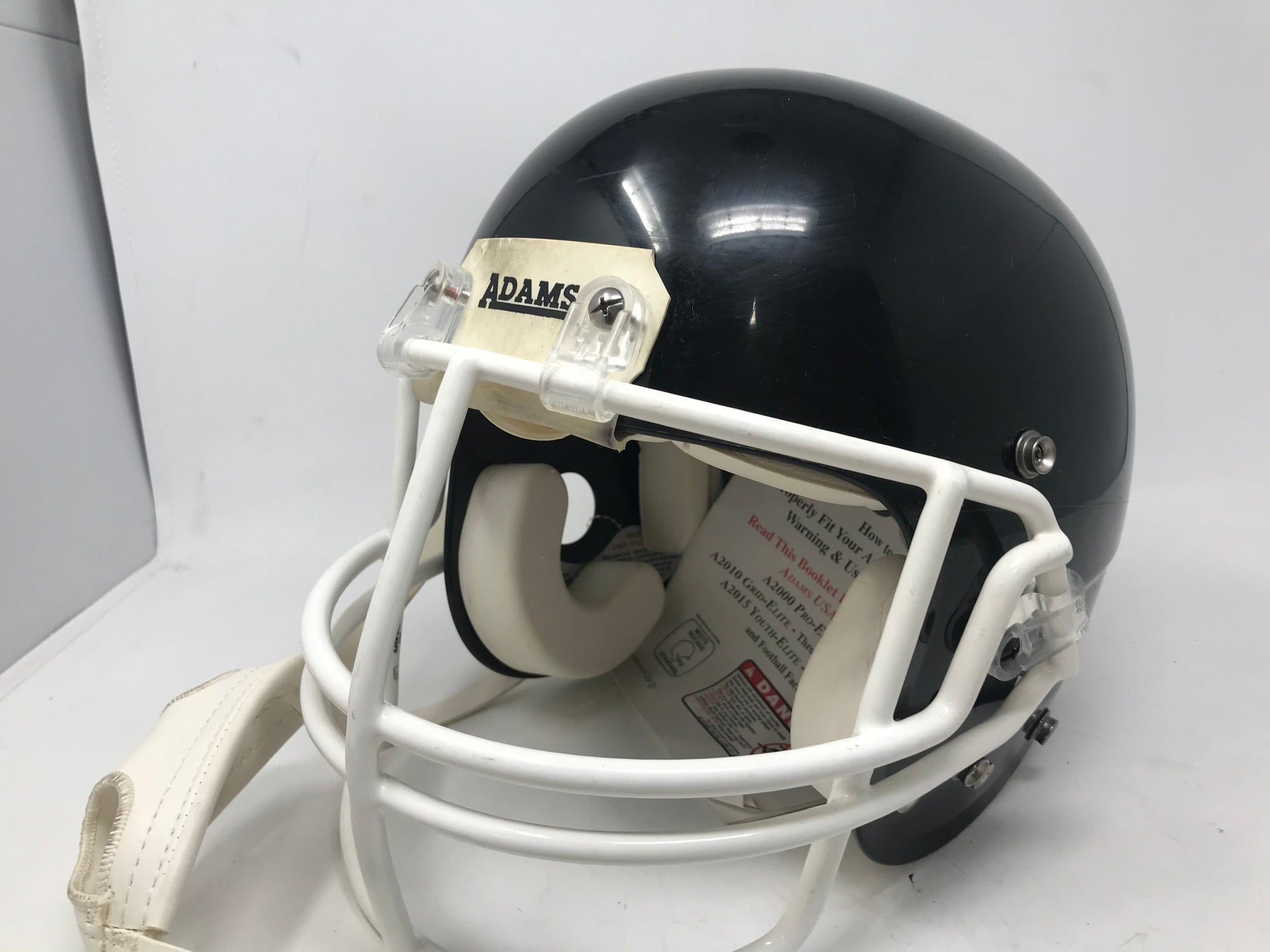 New Adams A2010 Grid Elite Youth Medium Football Helmets Black/White J – PremierSports New Adams A2010 Grid Elite Youth Medium Football Helmets Black/White J – PremierSports