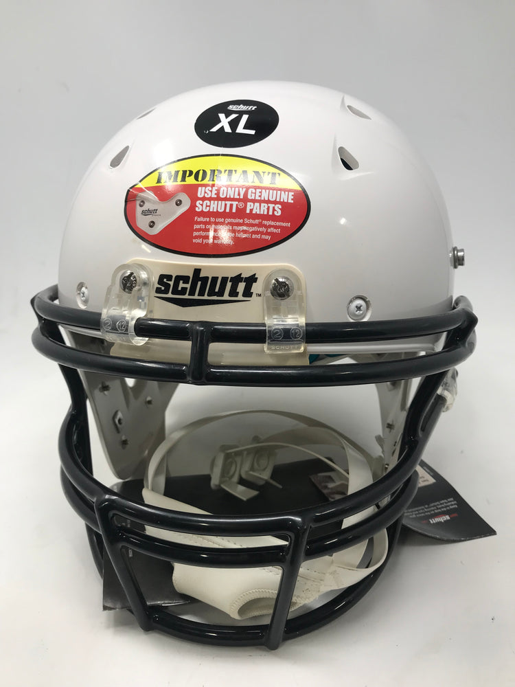New Schutt Recruit Hybrid Youth X-Large Football Helmet White/Black PremierSports New Schutt Recruit Hybrid Youth X-Large Football Helmet White/Black PremierSports
