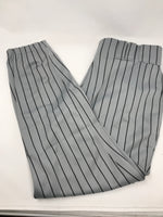New Mizuno Gray and Black Piped Baseball Pant Mens Small Gray/Black Baseball