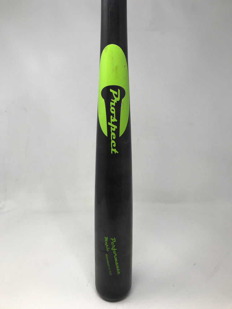 Used Chandler Prospect Performance Maple Wood Bat Size 33.5" Black High Quality!