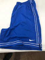 New Nike Men's Classic Soccer Shorts Royal/White Size Medium Dri Fit Fabric
