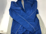 New Bauer NBH Supreme Warm up Jacket Adult Small Royal/Gray Zipper Front