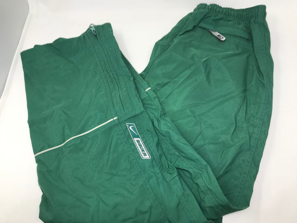 New Other Bauer NBH Supreme Warm up Pants Adult Small Green/White Draw String