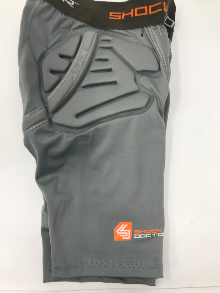 New Shock Doctor Shockskin 3+2 Impact Short Men's Small Gray (No Cup)
