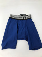 New Under Armour Compression Shorts Youth Medium Royal