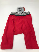 New Under Armour Compression Shorts Youth Lsrge Red