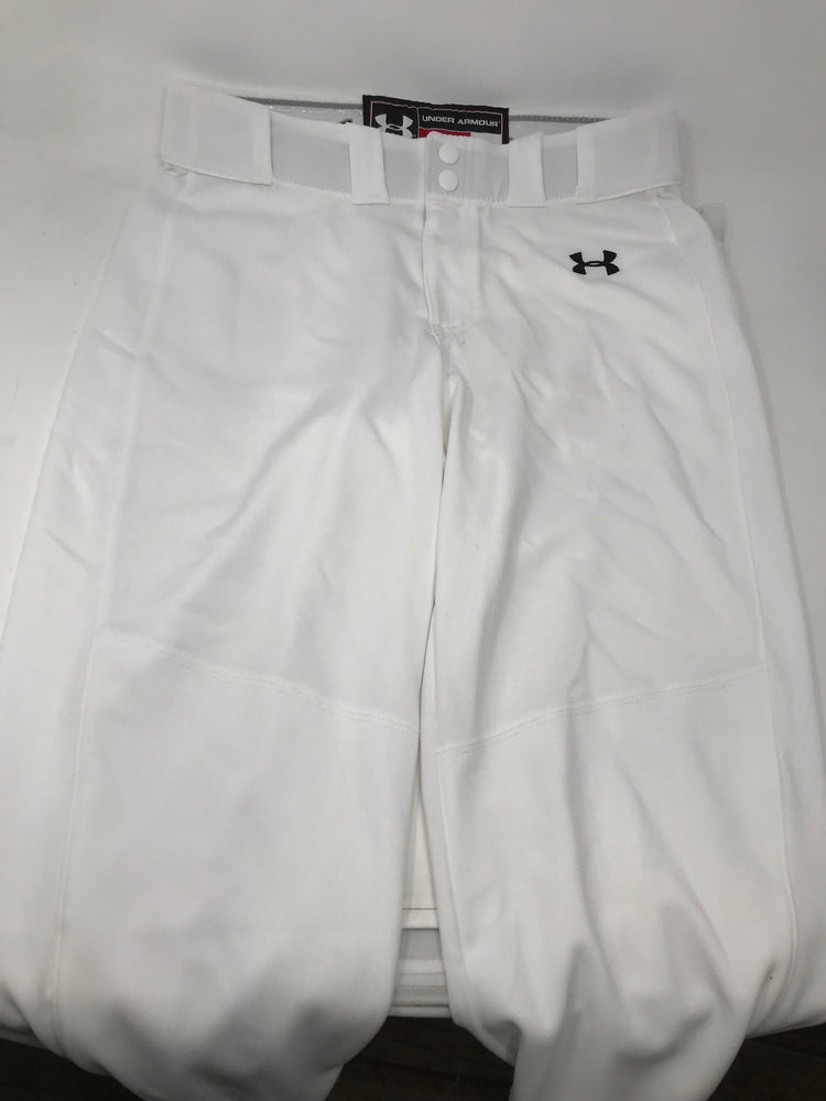 New Under Armour Women's Icon Knicker Pant Softball Small White