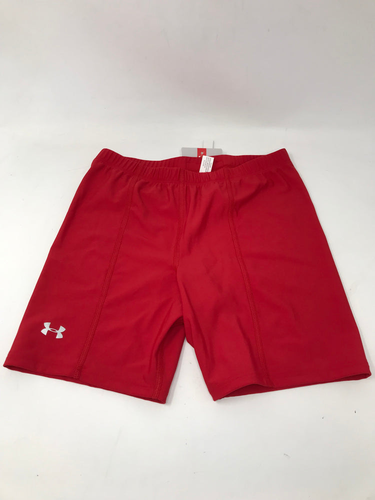 New Under Armour Womens Ultra Compression short Womens XL Red