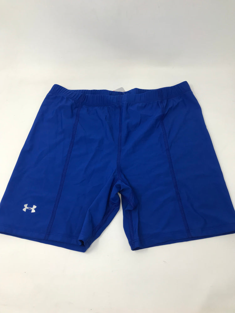 New Under Armour Womens Ultra Compression short Wmn Large Royal