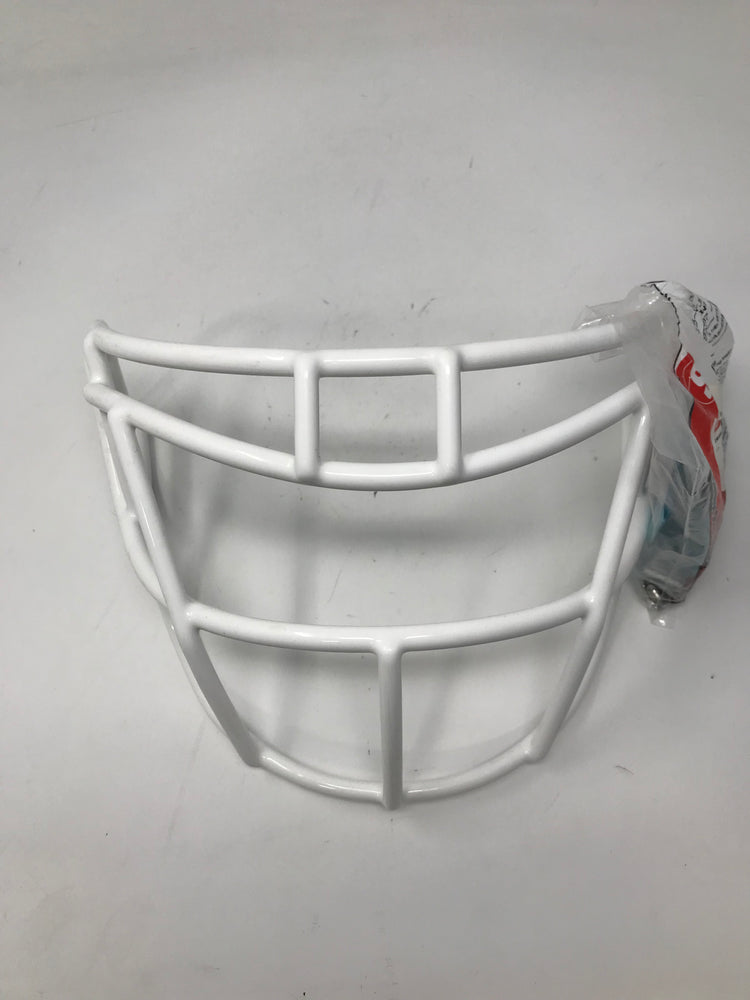 New Schutt Stainless Steel Super Pro Varsity Football Faceguard White Adult