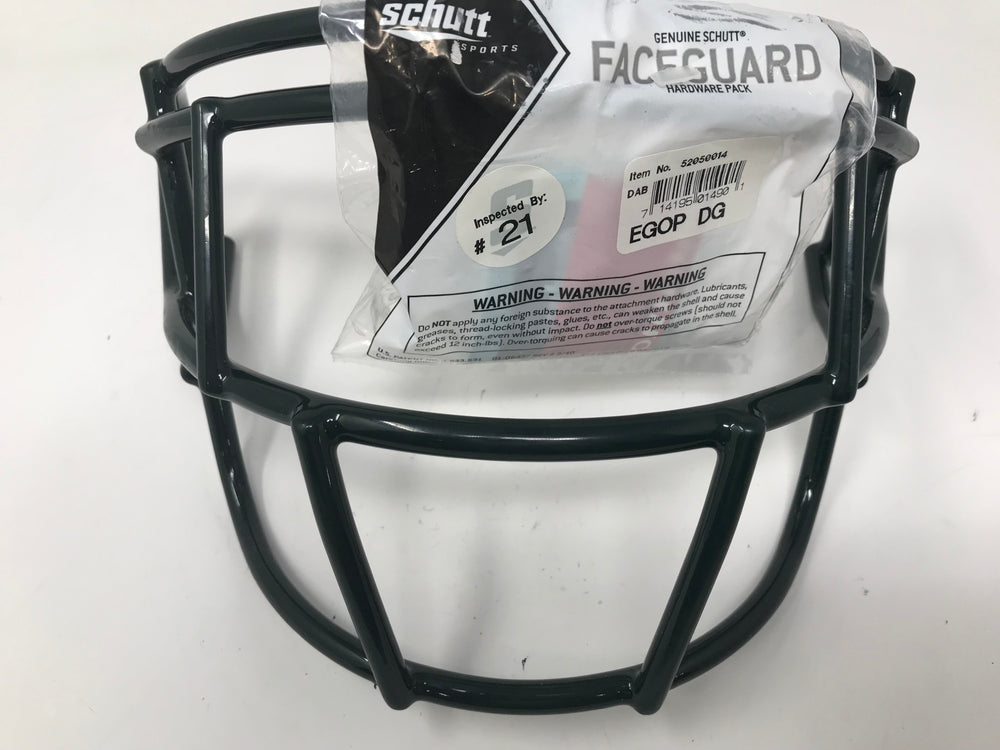 New Schutt EGOP Super Pro Varsity Football Faceguard Adult Dark