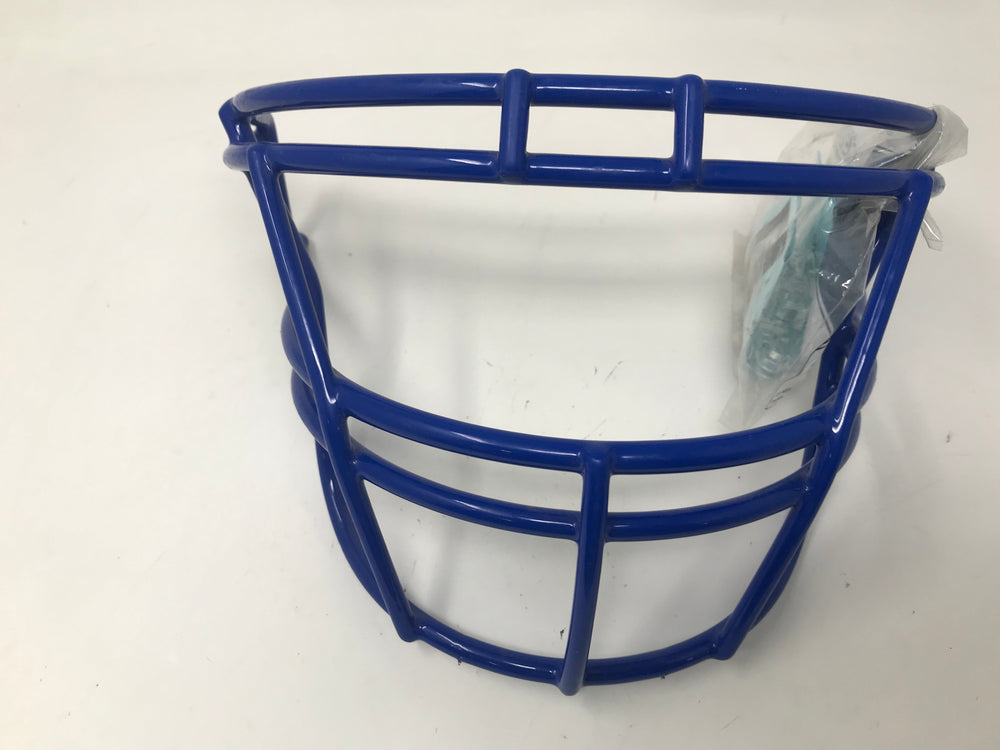New Schutt Sports DNA EGOP II Carbon Steel Varsity Football Faceguard Royal Blue