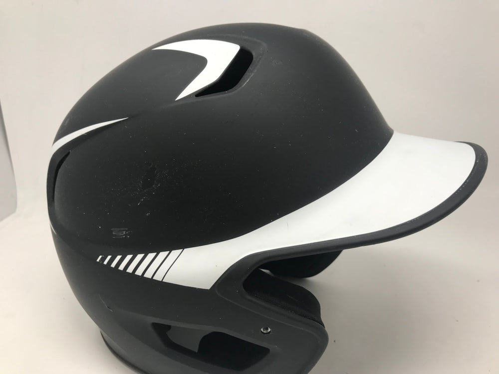Used Easton Z5 Grip 2 Toned Batting Helmet Black/White Junior 6 3/8 - 7 1/8