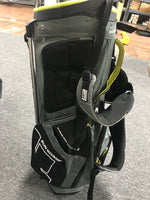 Used Sun Mountain Three 5 Golf Stand/Carry Bag Gray/Black/Yellow