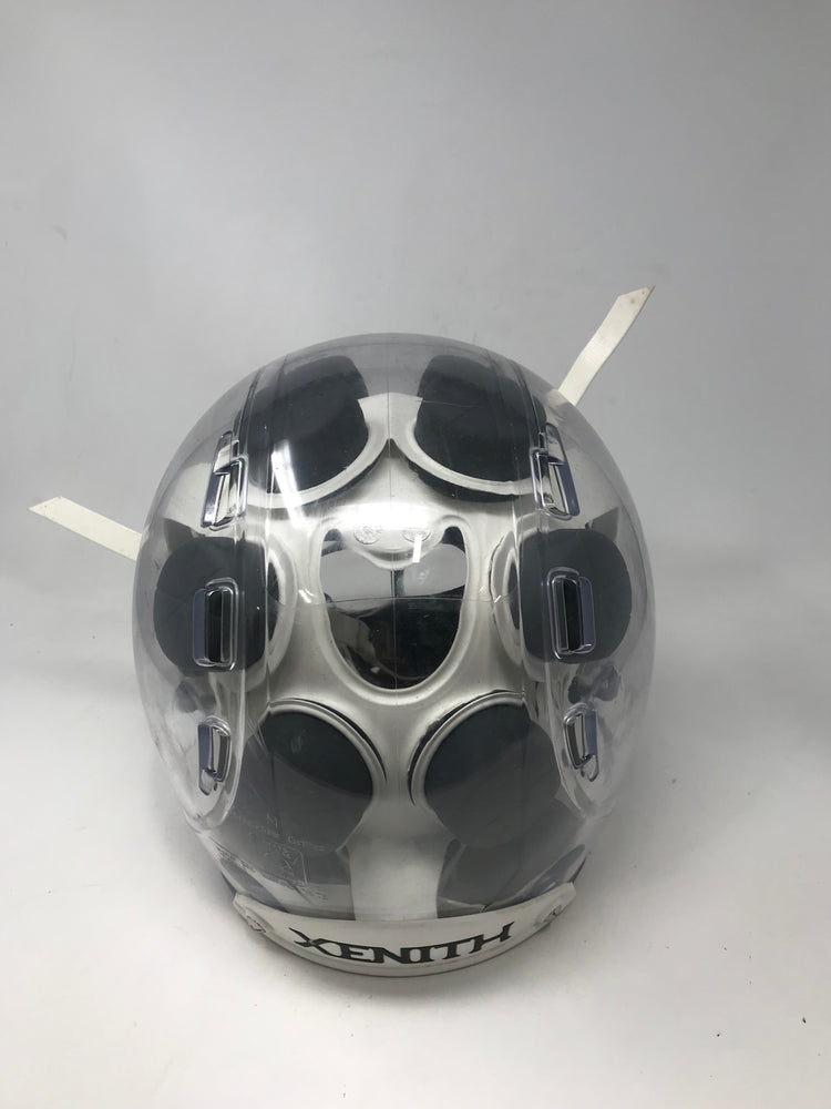 clear football helmet prototype New Other Xenith Clear Display White/Black Football Helmet EXAMPLE