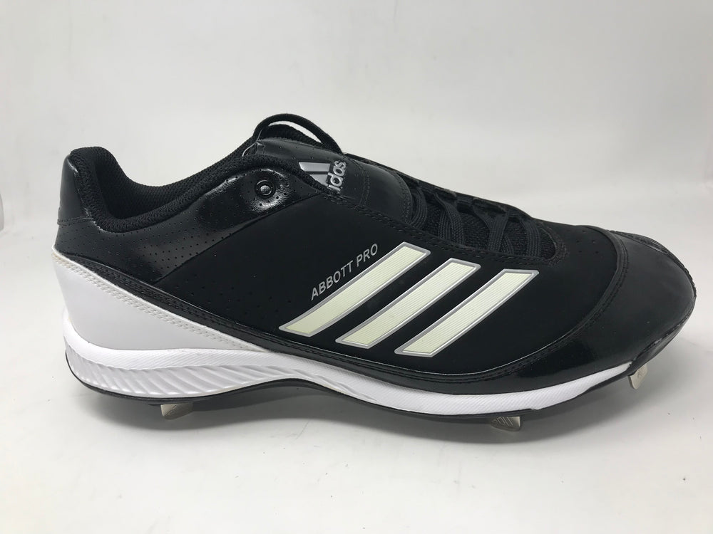 New Adidas Abbott Pro Metal W Softball Cleat Womens 10.5 Black/White