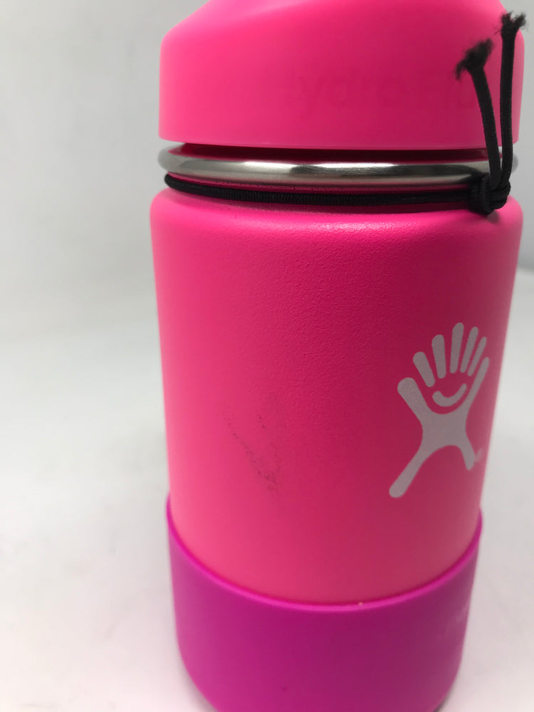 New Other Hydro Flask 12 oz Kids Pink/Pink Sippy Wide Mouth With BPA Straw Lid