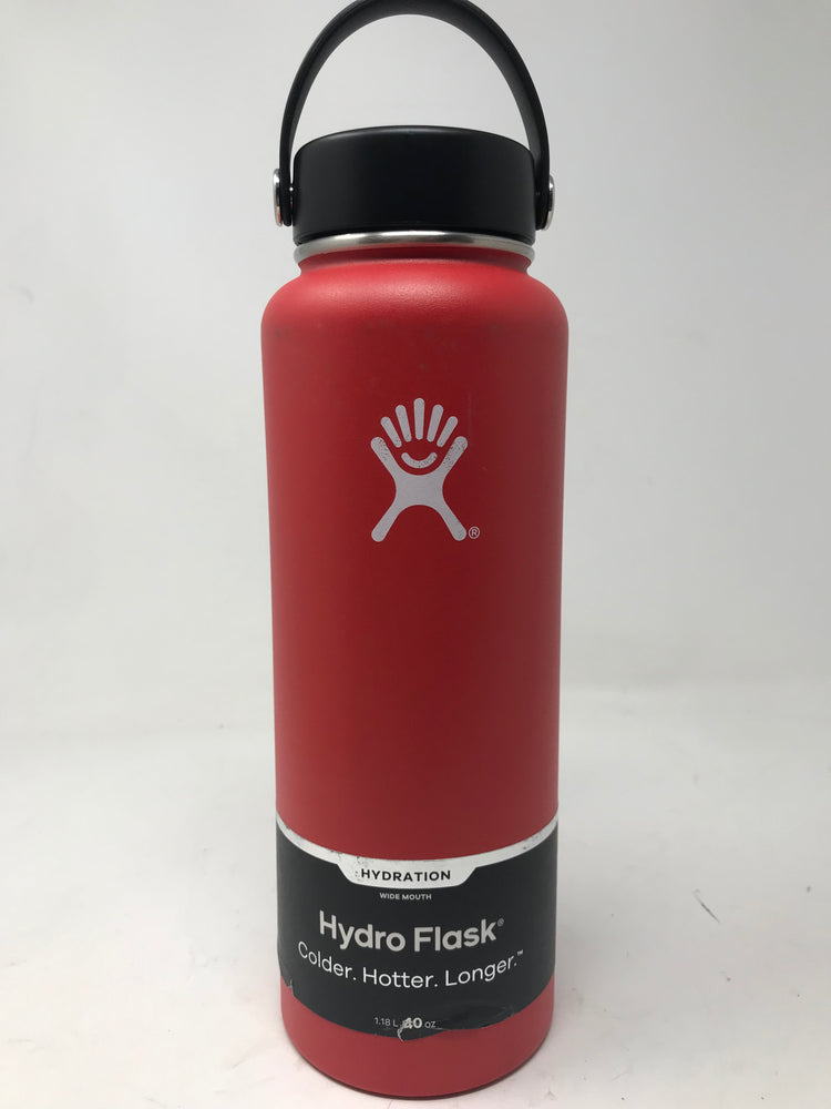 New Other1 Hydro Flask, Wide Mouth Flex Cap Lava, 40 Ounce