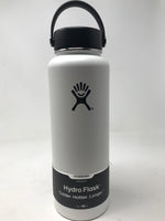 New Other Hydro Flask, Wide Mouth Flex Cap White, 40 Ounce