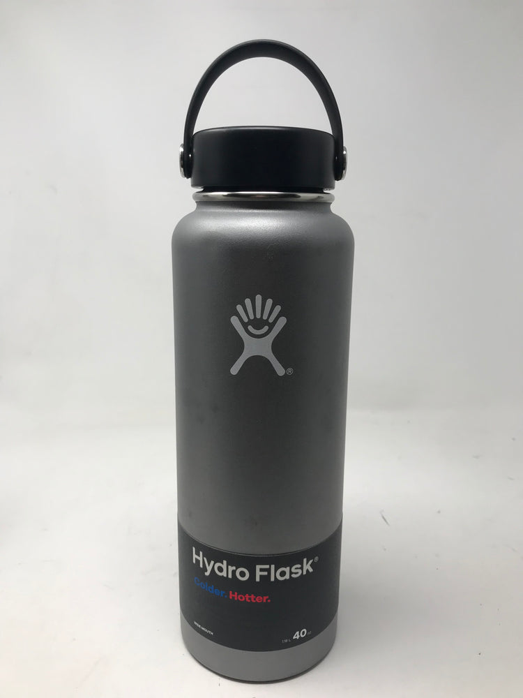 New Other1 Hydro Flask, Wide Mouth Flex Cap Graphite, 40 Ounce