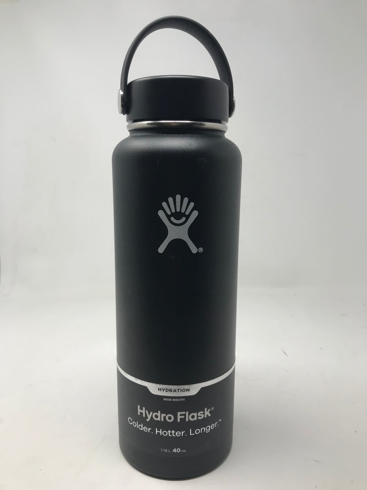 New Other Hydro Flask, Wide Mouth Flex Cap Black, 40 Ounce