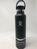 New Other Hydrogen Flask Standard Mouth Flex Cap Black, 24 Ounce