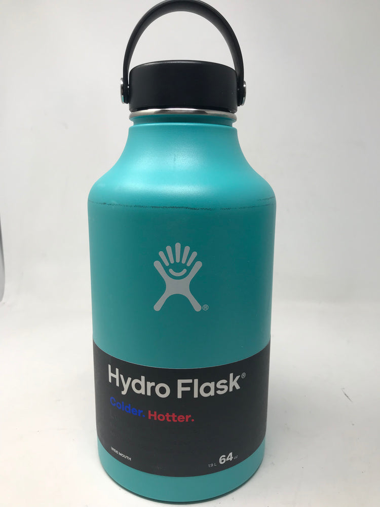 New Other2 Hydro Flask, Bottle Wide Mouth Flex Cap Mint 64 Ounce