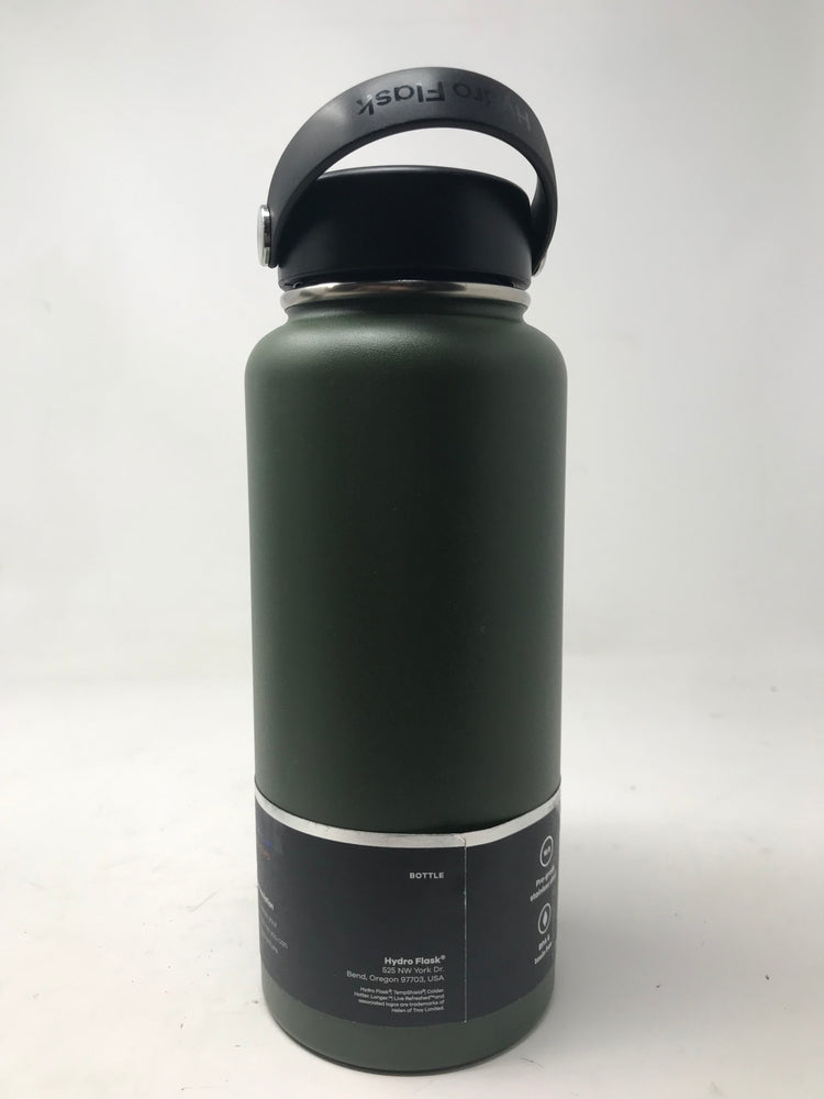New Other Hydro Flask, Wide Mouth Flex Cap Olive, 32 Ounce
