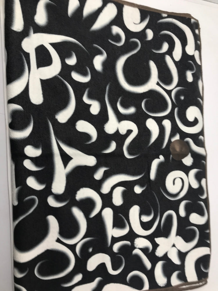 New Other Yogitoes Yoga Mat Towel Skidless Technology Black/White/Gray 24" X 68"