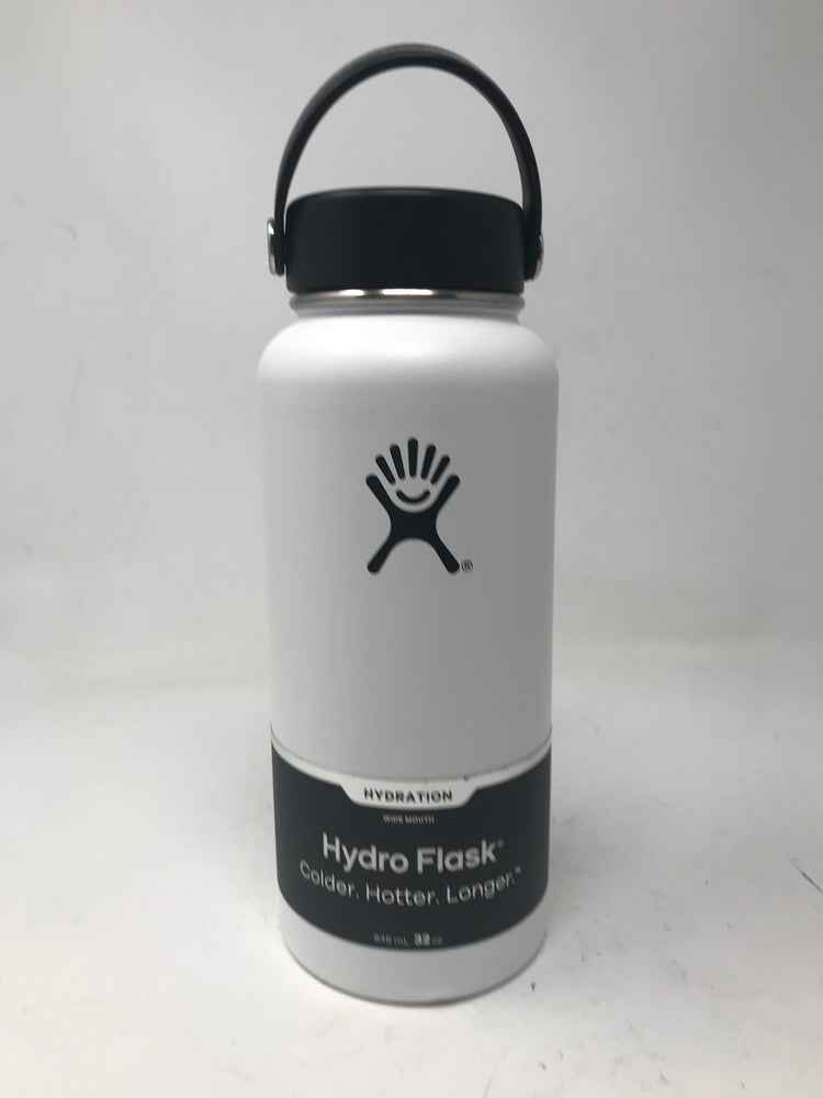 New Other4 Hydro Flask, Wide Mouth Flex Cap White, 32 Ounce