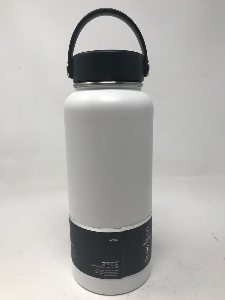 New Other4 Hydro Flask, Wide Mouth Flex Cap White, 32 Ounce