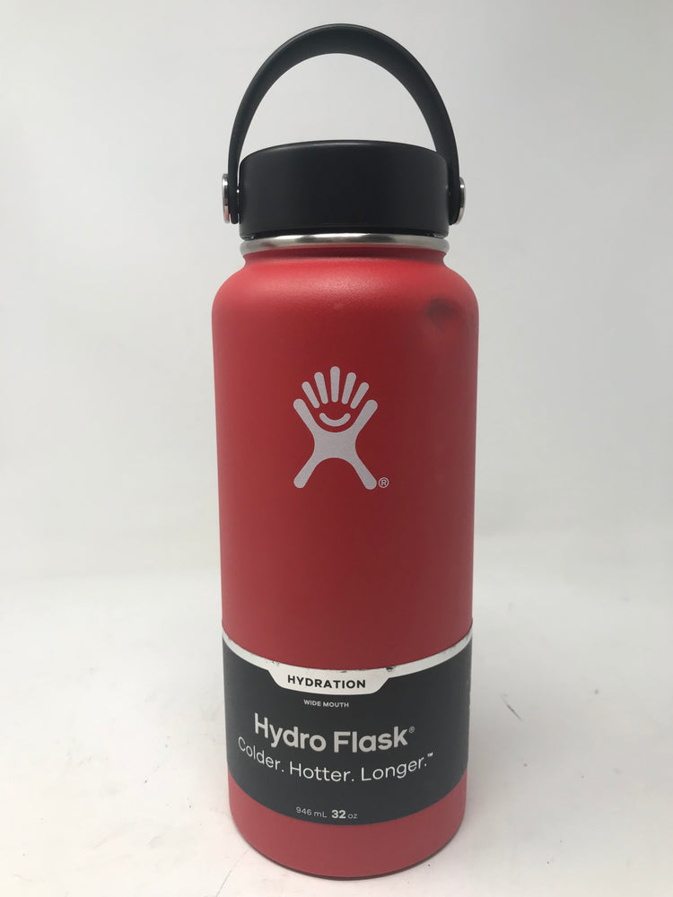 New Other Hydro Flask, Wide Mouth Flex Cap Lava, 32 Ounce