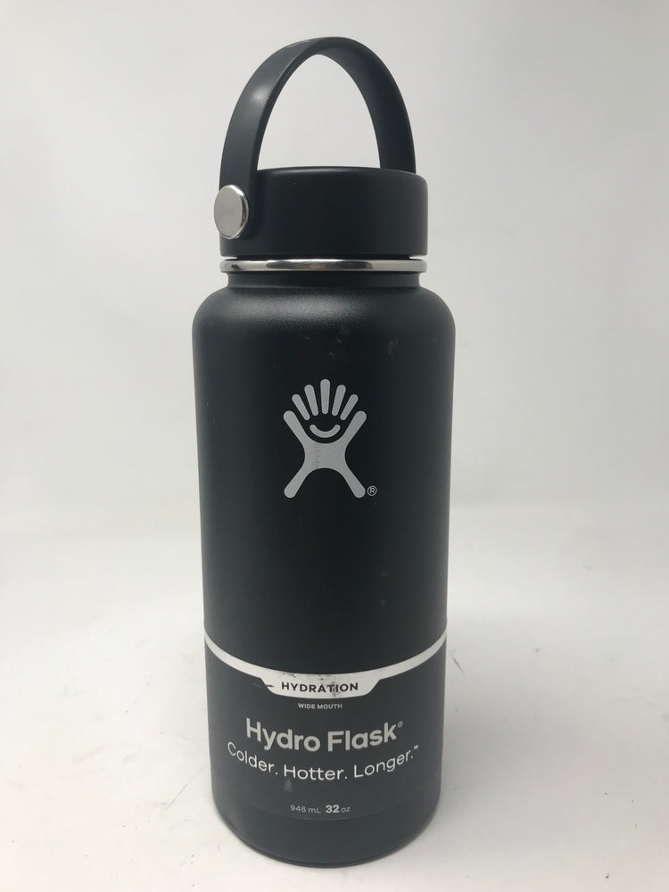 New Other Hydro Flask, Wide Mouth Flex Cap Black, 32 Ounce