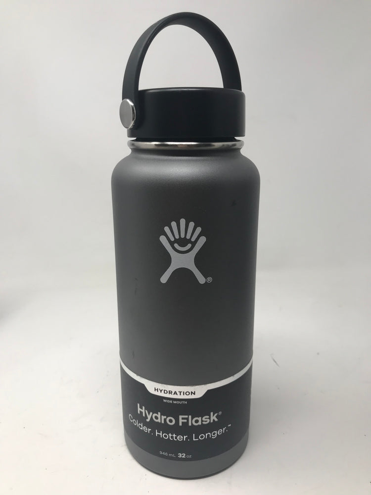 New Other2 Hydro Flask, Wide Mouth Flex Cap Graphite, 32 Ounce