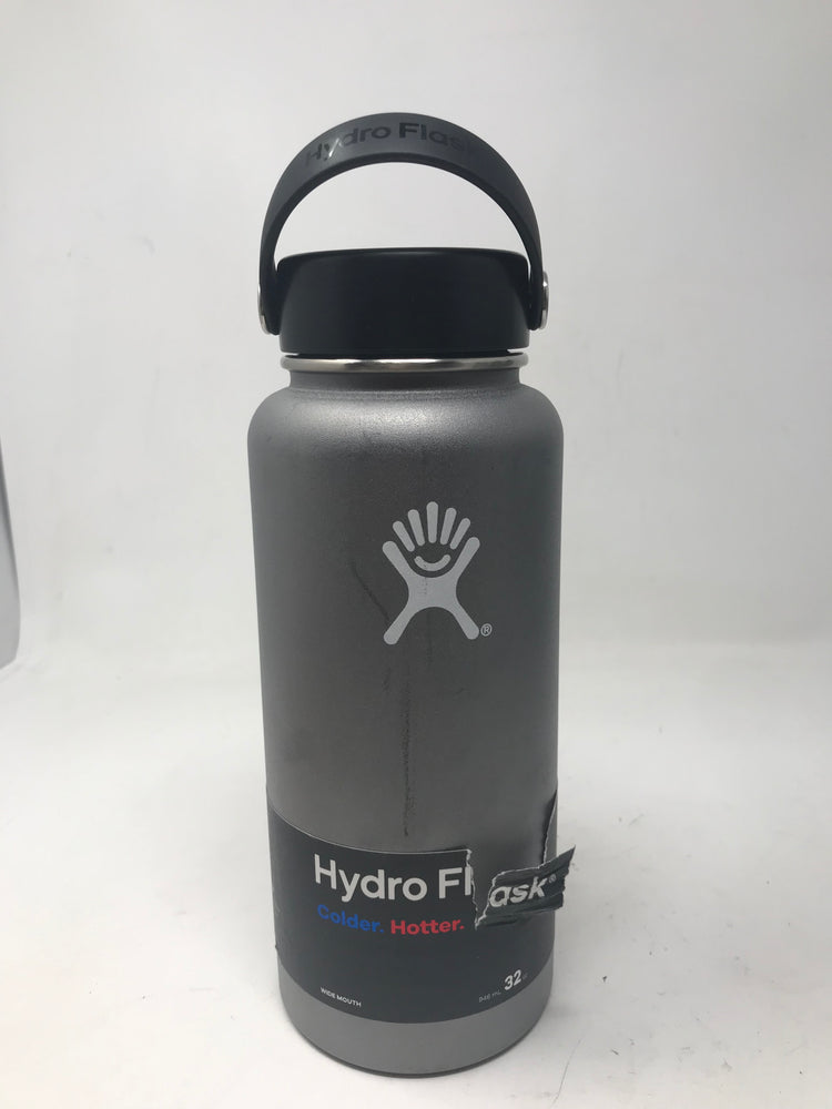 New Other3 Hydro Flask, Wide Mouth Flex Cap Graphite, 32 Ounce